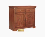 Sikhar Sideboard 2 Door 2 Drawer Honey Finish - Image 2