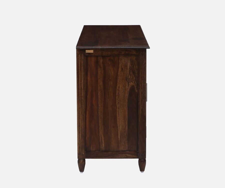 Panelo | Solid Wood Sideboard | with 2 Drawer and 2 Door | SL Natural Finish - Image 6