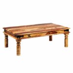 King | Center Table | 42 x 23 Inches | White Finish - Image 2