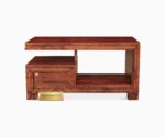 Manika | Center Table | With One Drawer | Honey Finish