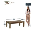 Trapo | Solid Wood Center Table | SL Natural Finish - Image 4