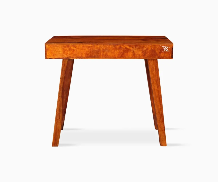 Trapo | Solid Wood Study | With Drawer Storage | Honey Finish - Image 6