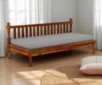 Puka | Solid Wood Diwan | Honey Finish