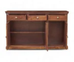 Niware Sideboard with 3 door and 3 Drawer Honey Finish - Image 7