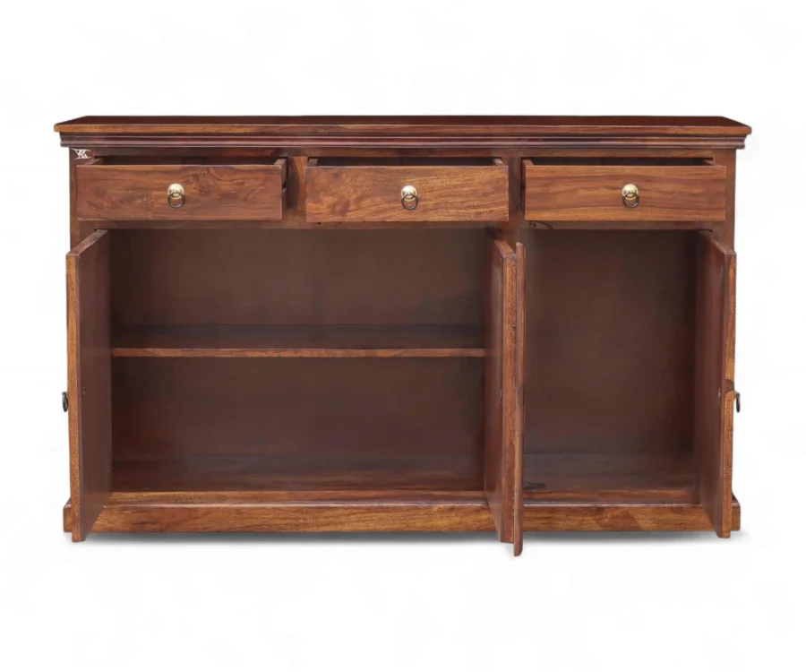 Niware Sideboard with 3 door and 3 Drawer Honey Finish - Image 7