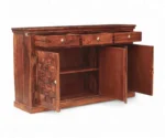Niware Sideboard with 3 door and 3 Drawer Honey Finish - Image 5