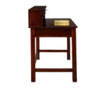 Macow Study Table | With 5 Drawer Storage | Honey Finish - Image 3