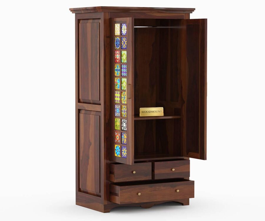 Sheesham Wood Wardrobe by Woodmount