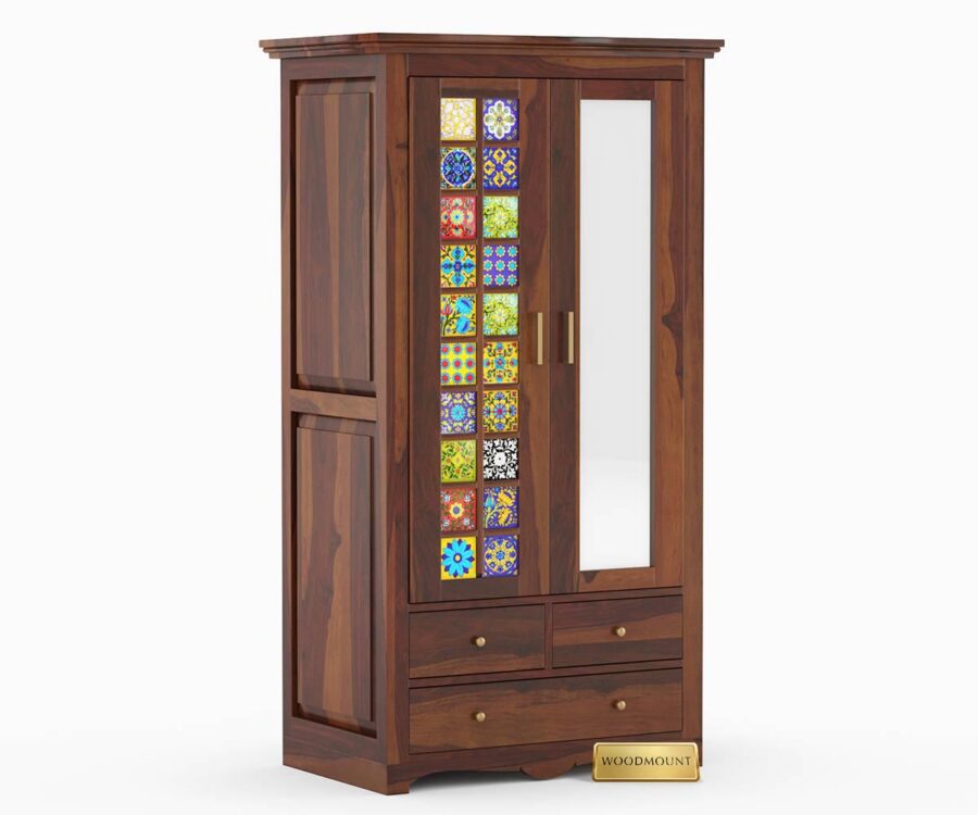 Sheesham Wood Wardrobe by Woodmount