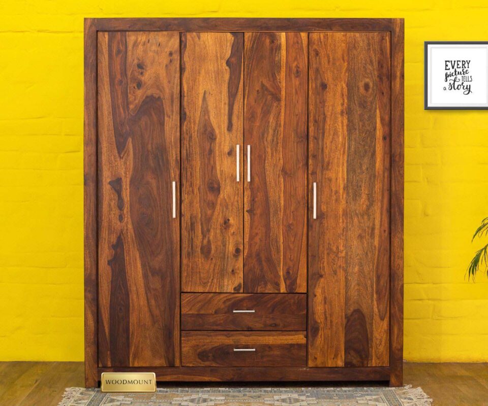 Sheesham Wood Wardrobe by Woodmount