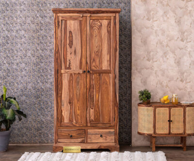 Sheesham Wood Wardrobe by Woodmount