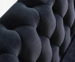 Willowyn Premium Chesterfield Rich Black Velvet Sofa – 3-Seater | GOCOSY Luxury Series - Image 7