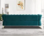 Willowyn Premium Chesterfield Olive Green Velvet Sofa – 3-Seater | GOCOSY Luxury Series - Image 5