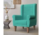 Ebern Wing Chair (Sage Green)