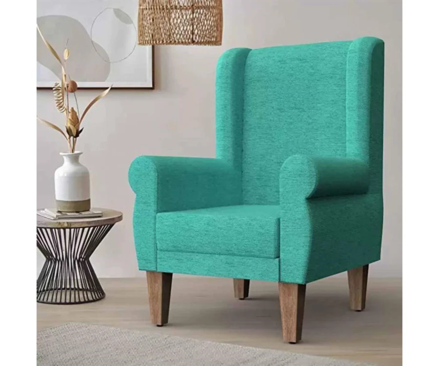 Ebern Wing Chair (Sage Green) - Image 1