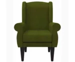 Ebern Wing Chair (Olive Green) - Image 3