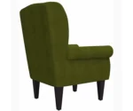 Ebern Wing Chair (Olive Green) - Image 5