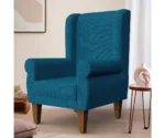Ebern Wing Chair Royal Blue