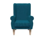 Ebern Wing Chair Royal Blue - Image 2