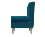 Ebern Wing Chair Royal Blue - Image 4