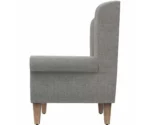 Ebern Wing Chair (Grey) - Image 4