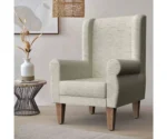 Ebern Wing Chair (Ivory)