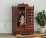 Bakhra Mandir | Wood Temple | Brown Finish
