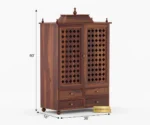 Bakhra Mandir | Wood Temple | Brown Finish - Image 6