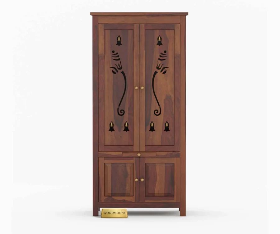 Ganesh Mandir | Wood Temple | Brown Finish - Image 2