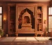 Woodmount wooden mandir