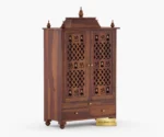 OM Bell Mandir | Home Temple | Brown Finish - Image 5