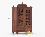 OM Bell Mandir | Home Temple | Brown Finish - Image 6