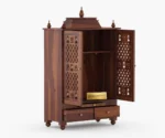 OM Bell Mandir | Home Temple | Brown Finish - Image 4