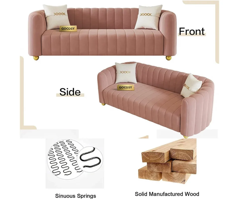 Online Solid Wood Sofa