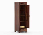 Kuber Wardrobe | 3 Door 3 Drawer | Walnut Finish - Image 4