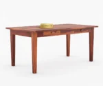 Eclipse | Dining Set | Double Drawer | Honey Finish - Image 4