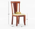 Eclipse | Dining Set | Double Drawer | Honey Finish - Image 9