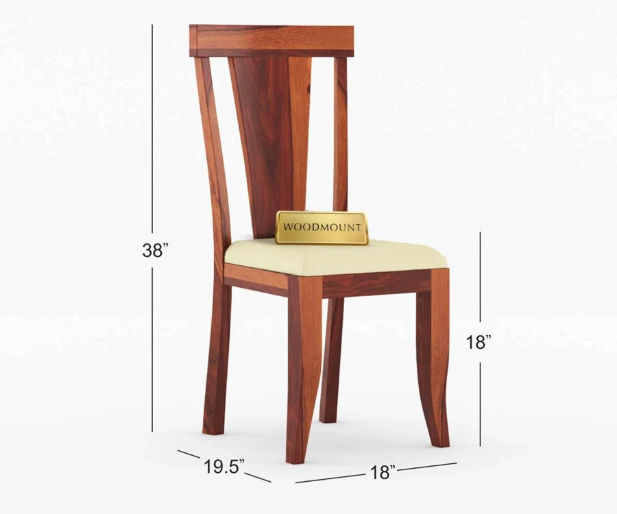Eclipse | Dining Set | Double Drawer | Honey Finish - Image 9