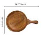 Oval Rosewood Compartment | Serving Platter | 39cm x 22cm - Image 5
