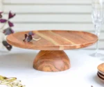 Cake Stand | 12" x 12" x 4.5" | Wooden Dessert Display