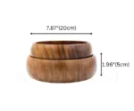 Handcrafted Rosewood Serving Bowl Set | 20cm x 5cm - Image 5