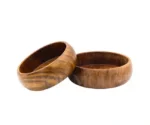 Handcrafted Rosewood Serving Bowl Set | 20cm x 5cm - Image 3