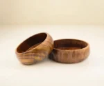 Handcrafted Rosewood Serving Bowl Set | 20cm x 5cm - Image 2