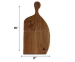 Artisan Teardrop | Wooden Serving Board | 18" x 9" - Image 4