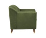 Maximo 1 Seater Sofa Olive Blue - Image 3