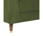 Maximo 1 Seater Sofa Olive Blue - Image 5