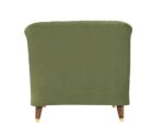 Maximo 1 Seater Sofa Olive Blue - Image 4