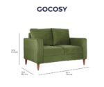 Crosso 2 Seater Sofa Mid Century Forest Green - Image 8