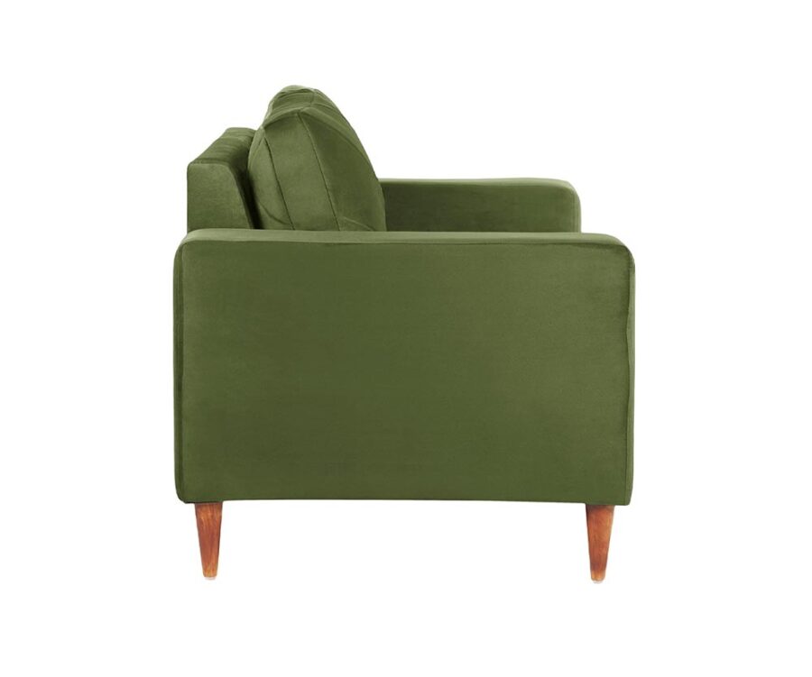 Crosso 2 Seater Sofa Mid Century Forest Green - Image 3