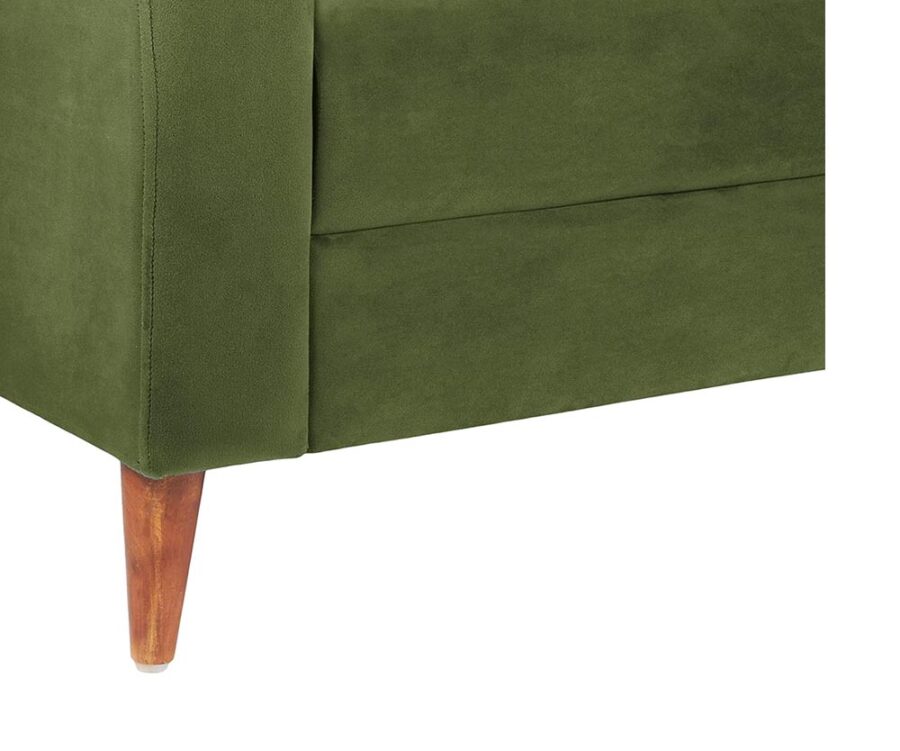 Crosso 2 Seater Sofa Mid Century Forest Green - Image 5